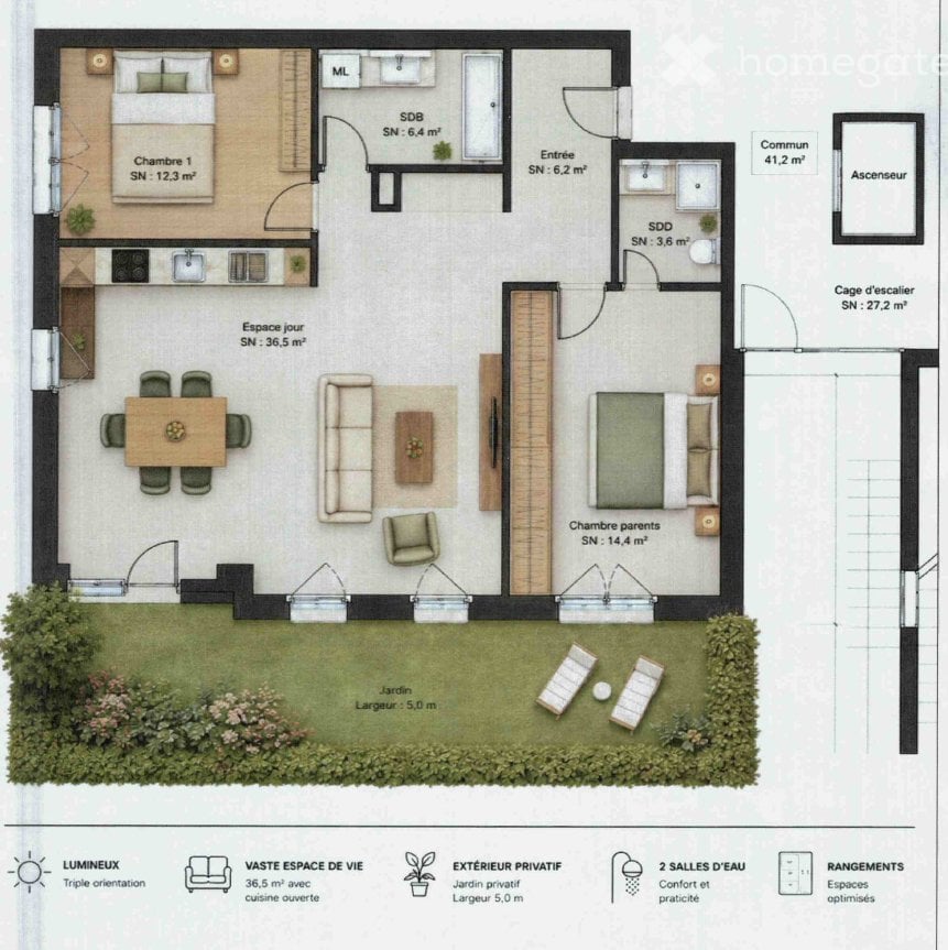Appartamento di 3 ½ locali