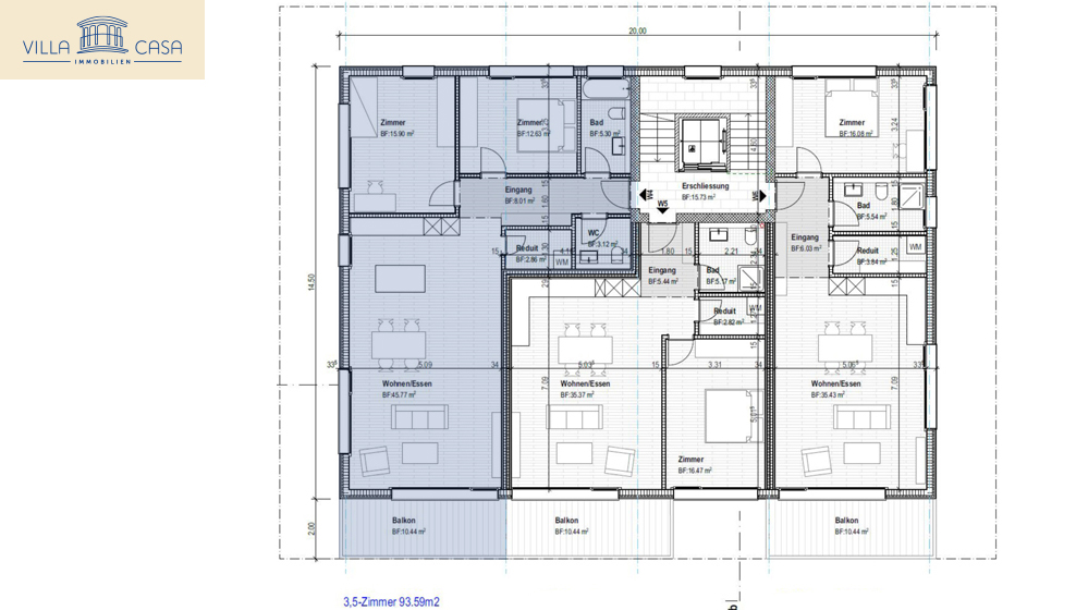 Appartement de 3 ½ pièces