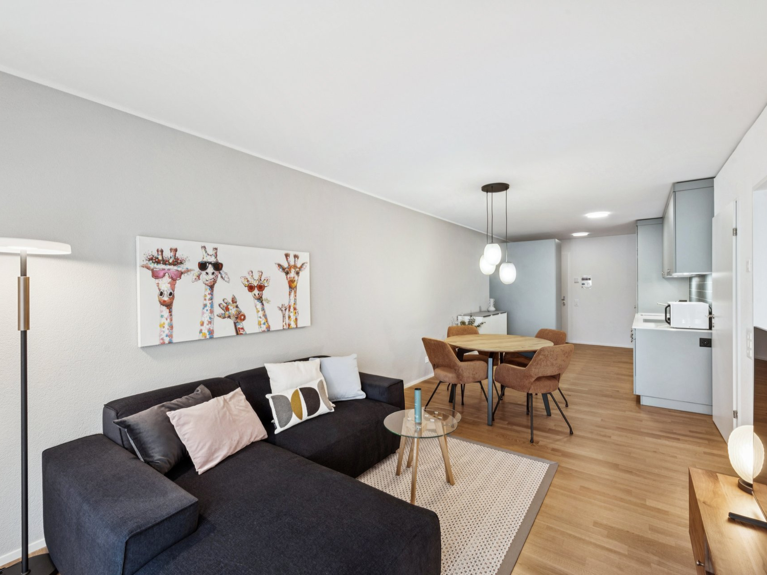 2 ½ rooms furnished flat