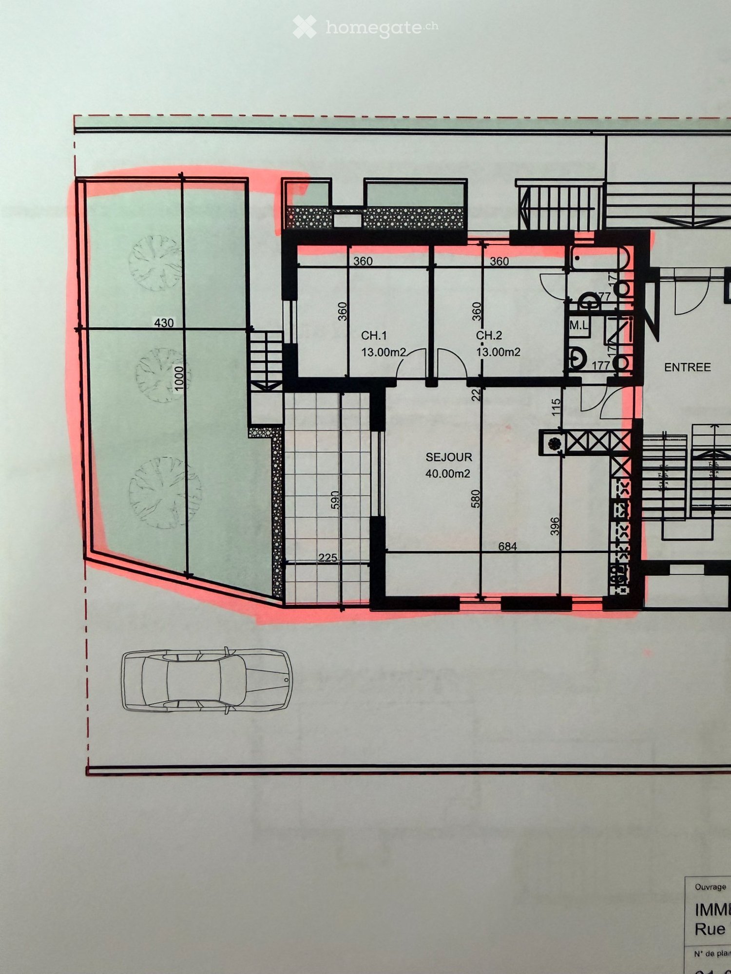 3 ½ rooms apartment