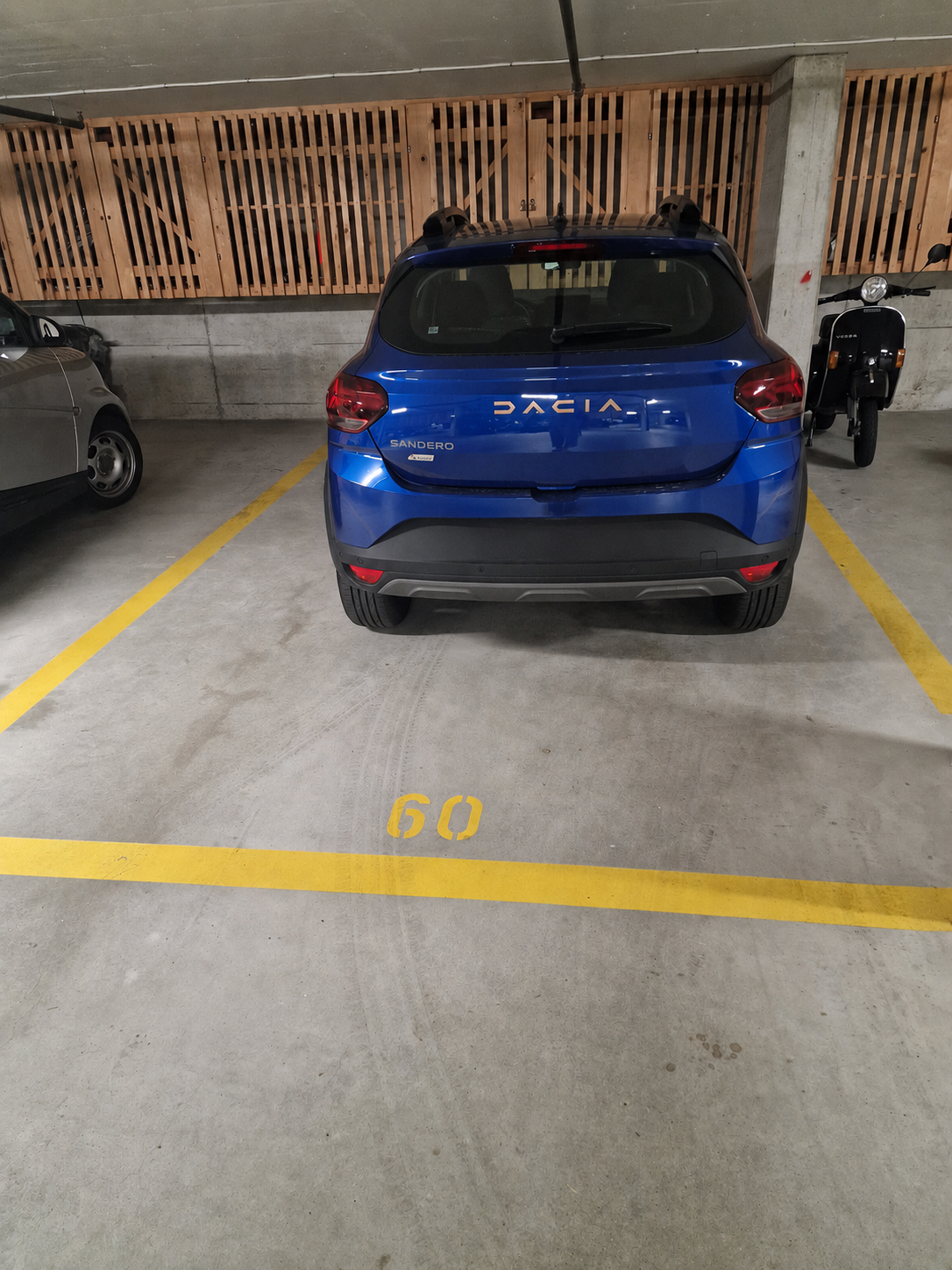 Posto auto sotterraneo
