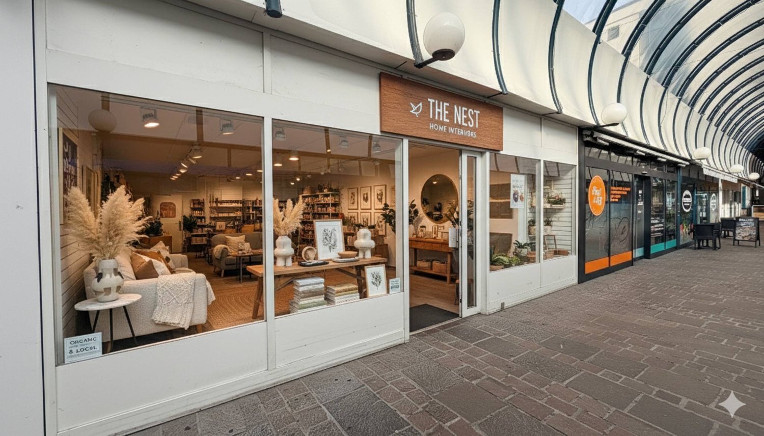 160m² arcade