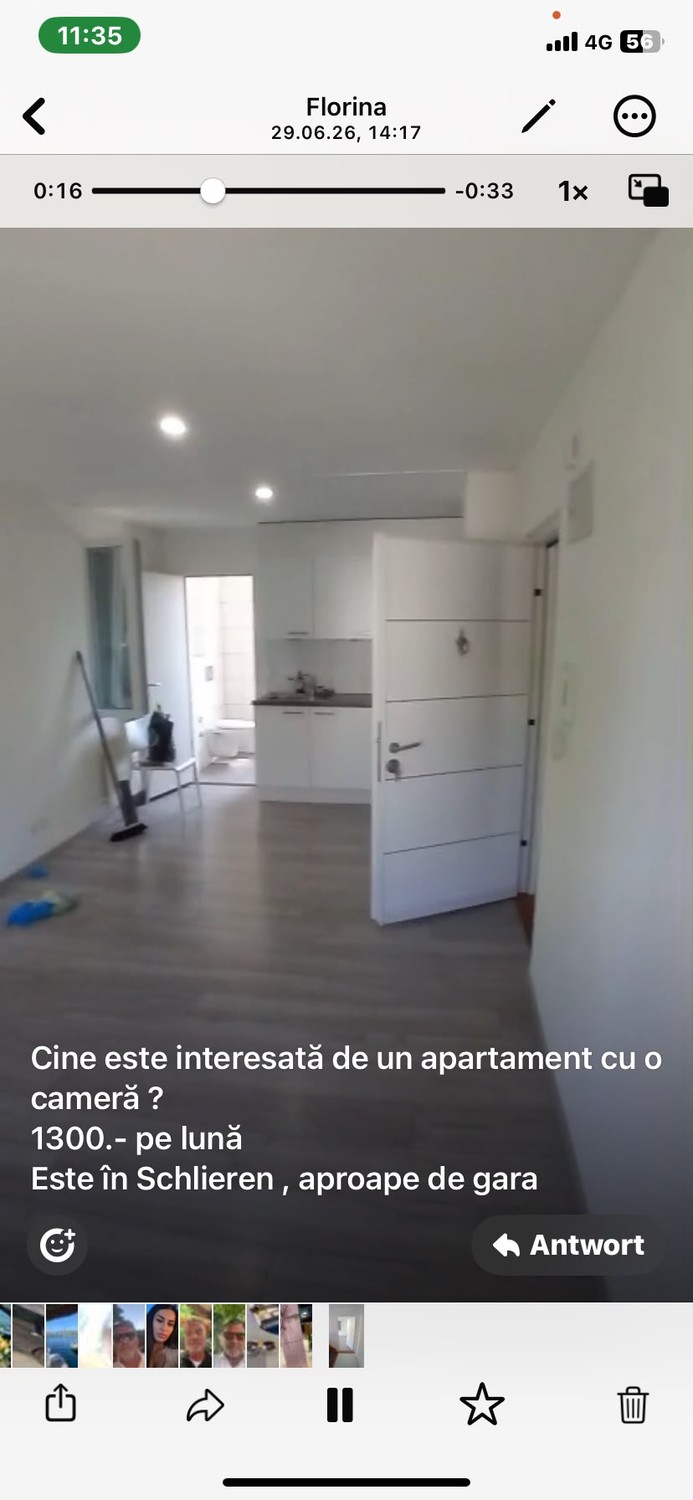 1 ½ rooms apartment