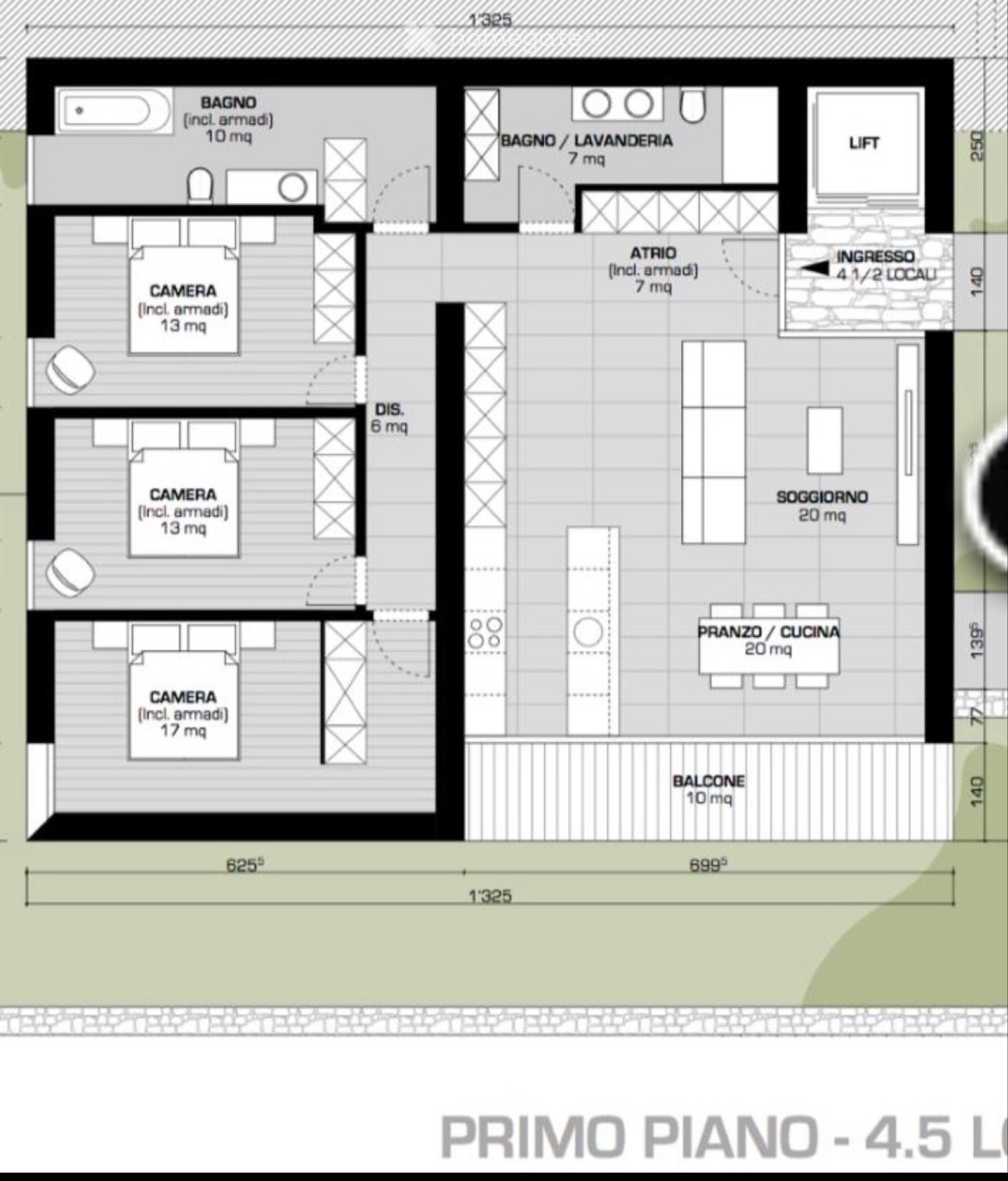 Appartement de 4 pièces