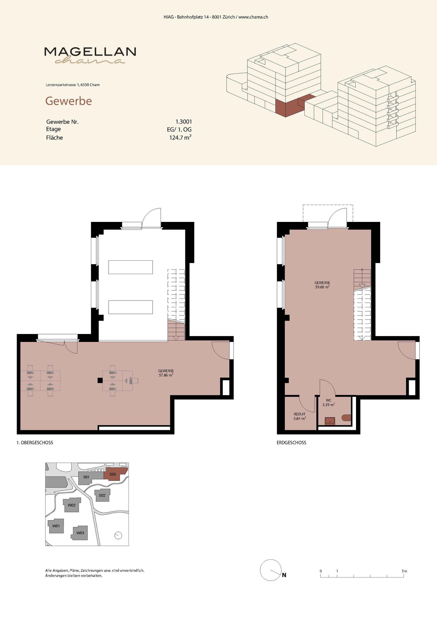 Bureau de 125m²