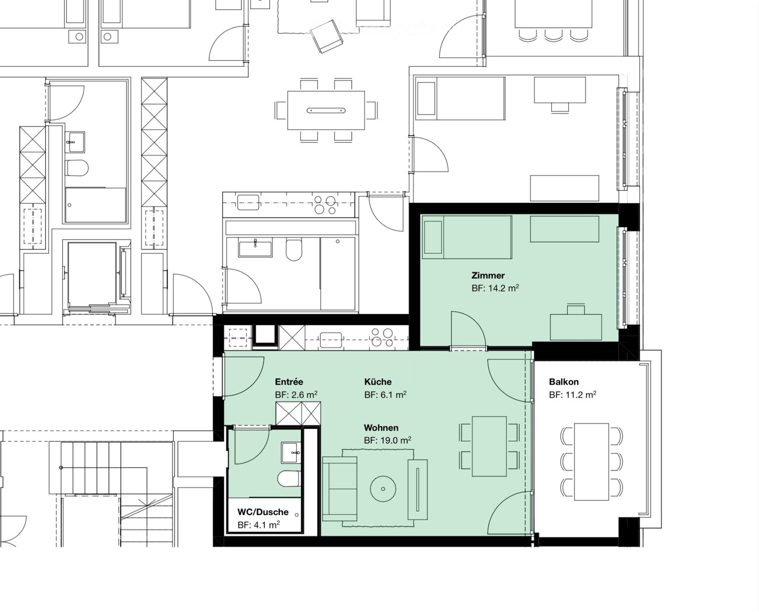 Appartement de 2 ½ pièces