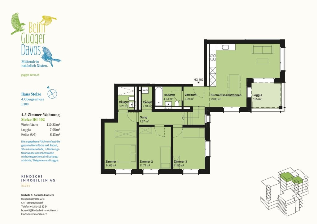 4 ½ rooms apartment