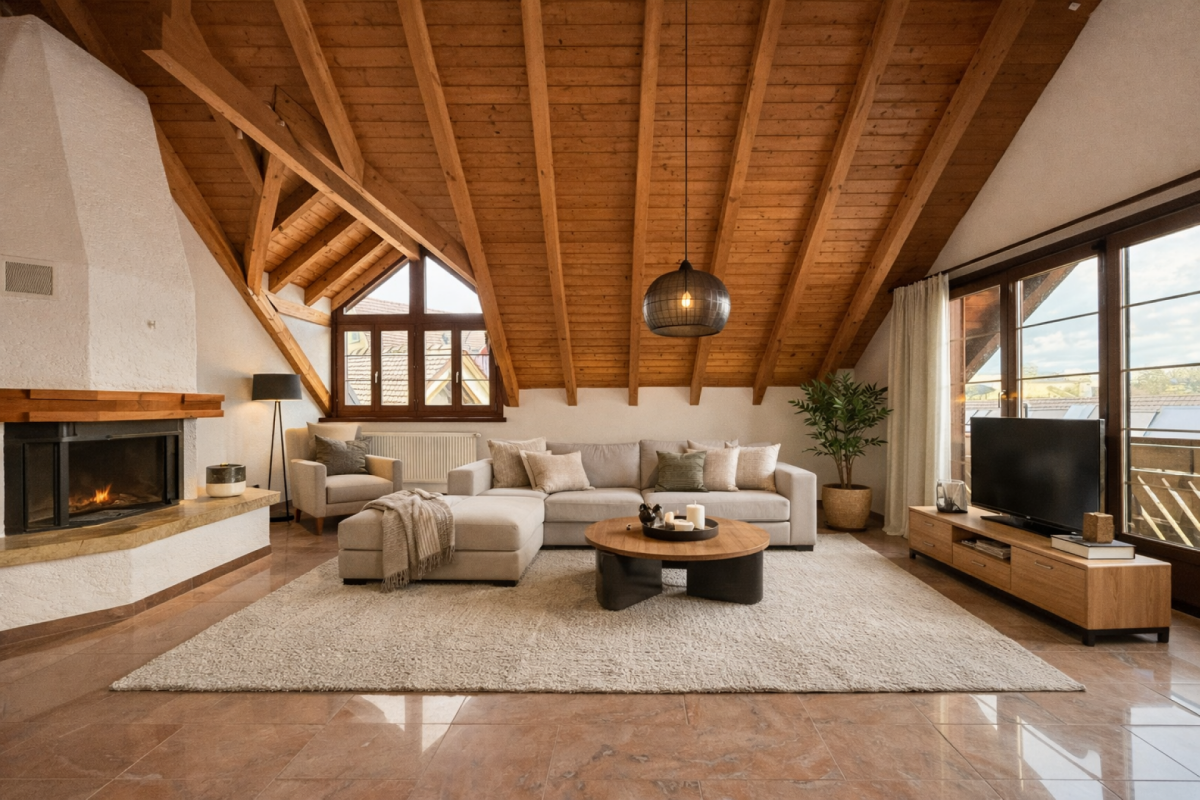 3 ½ rooms roof flat