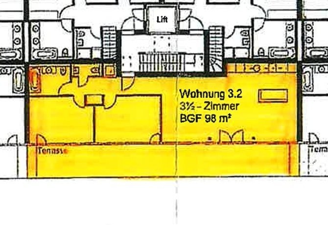 Appartamento di 3 ½ locali