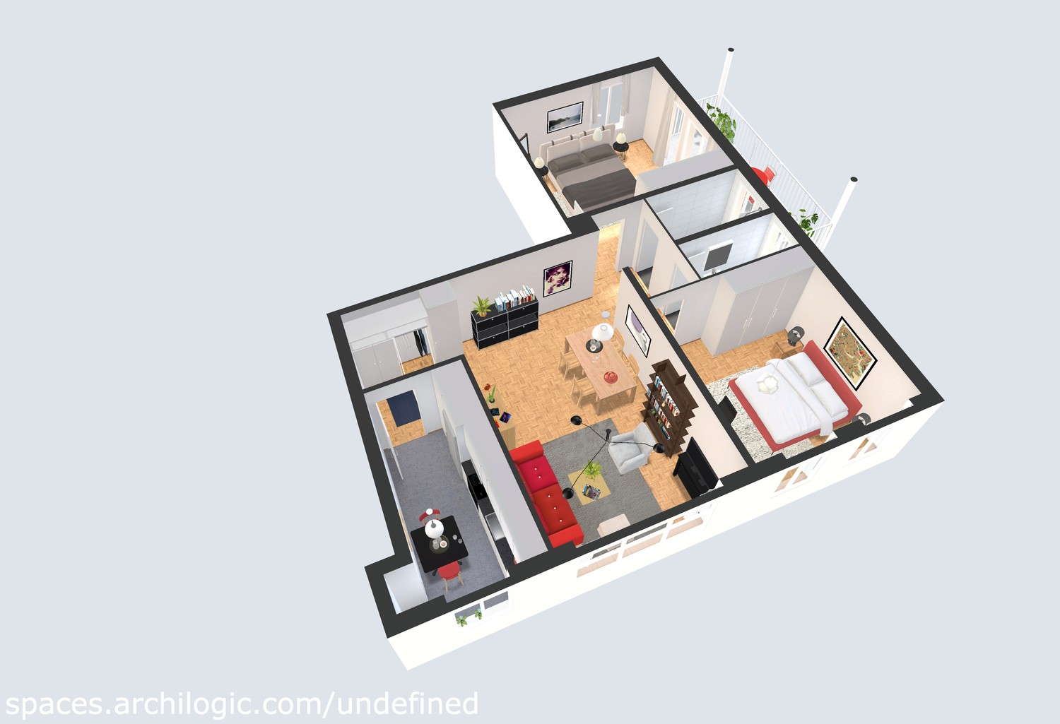 Appartement de 3 pièces