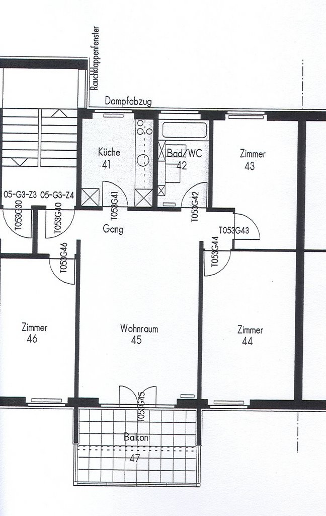 3 rooms apartment
