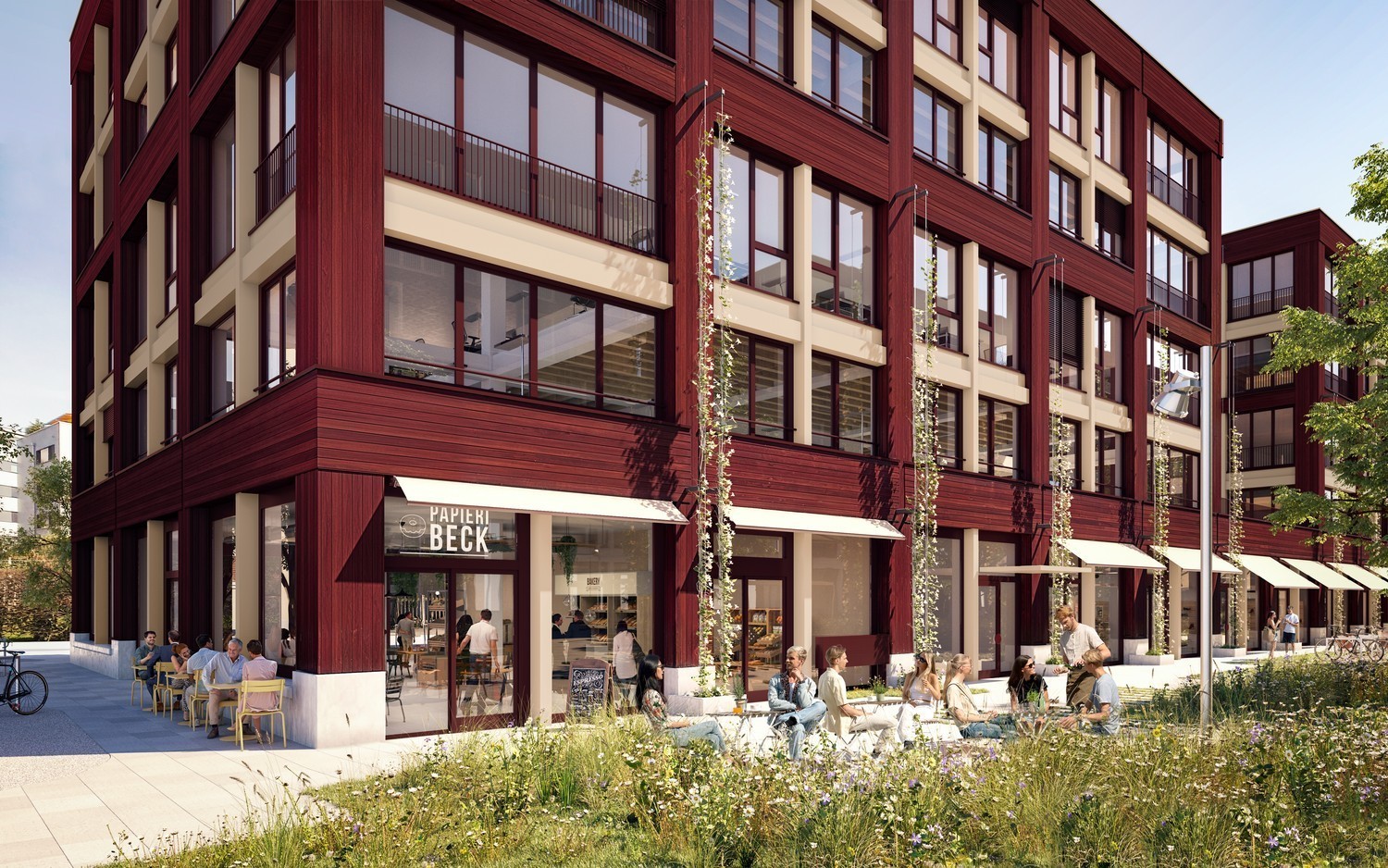 1200m² office