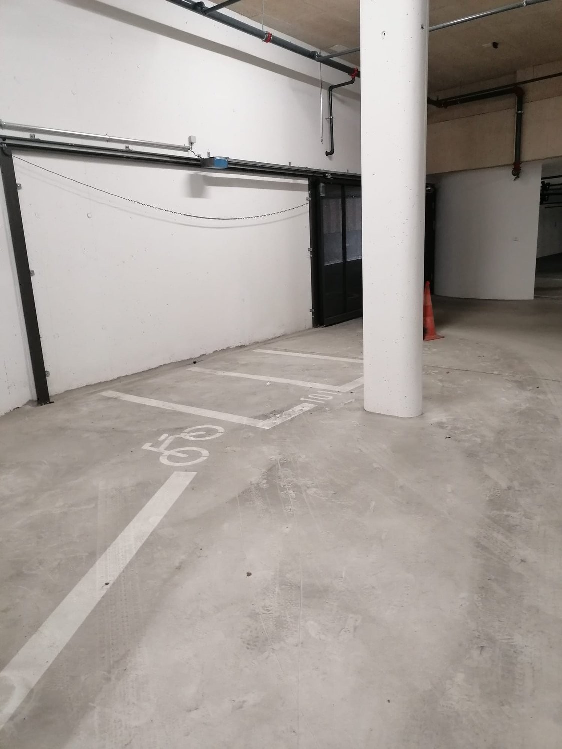Covered bike parking