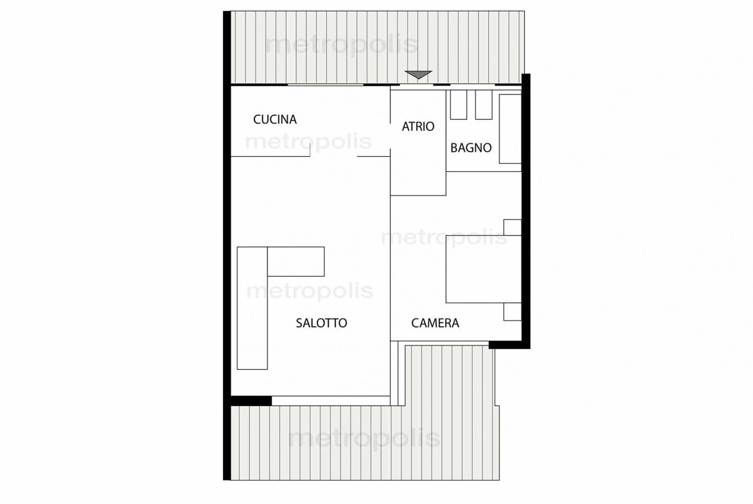 2 ½ rooms apartment