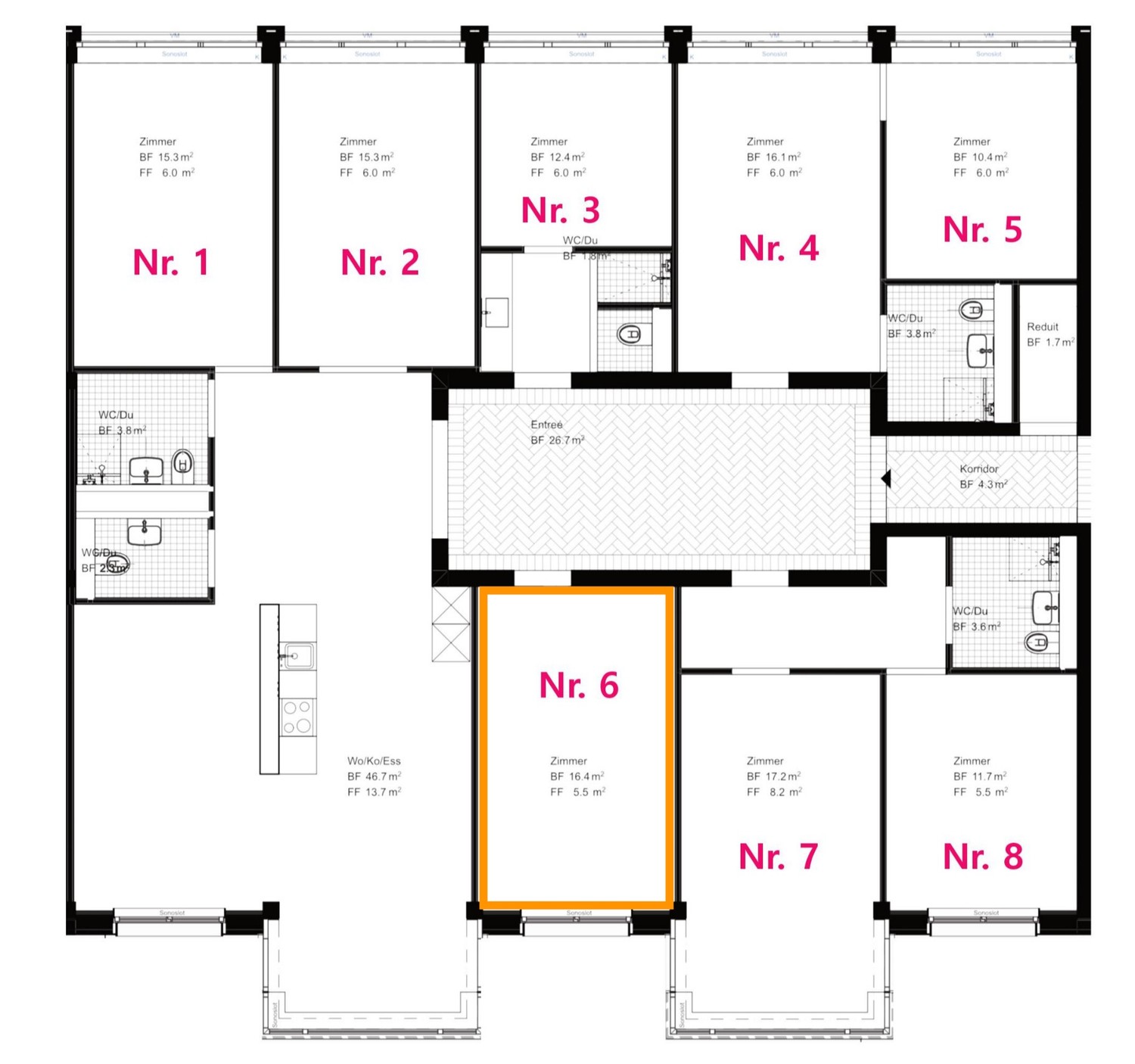Room in a shared flat