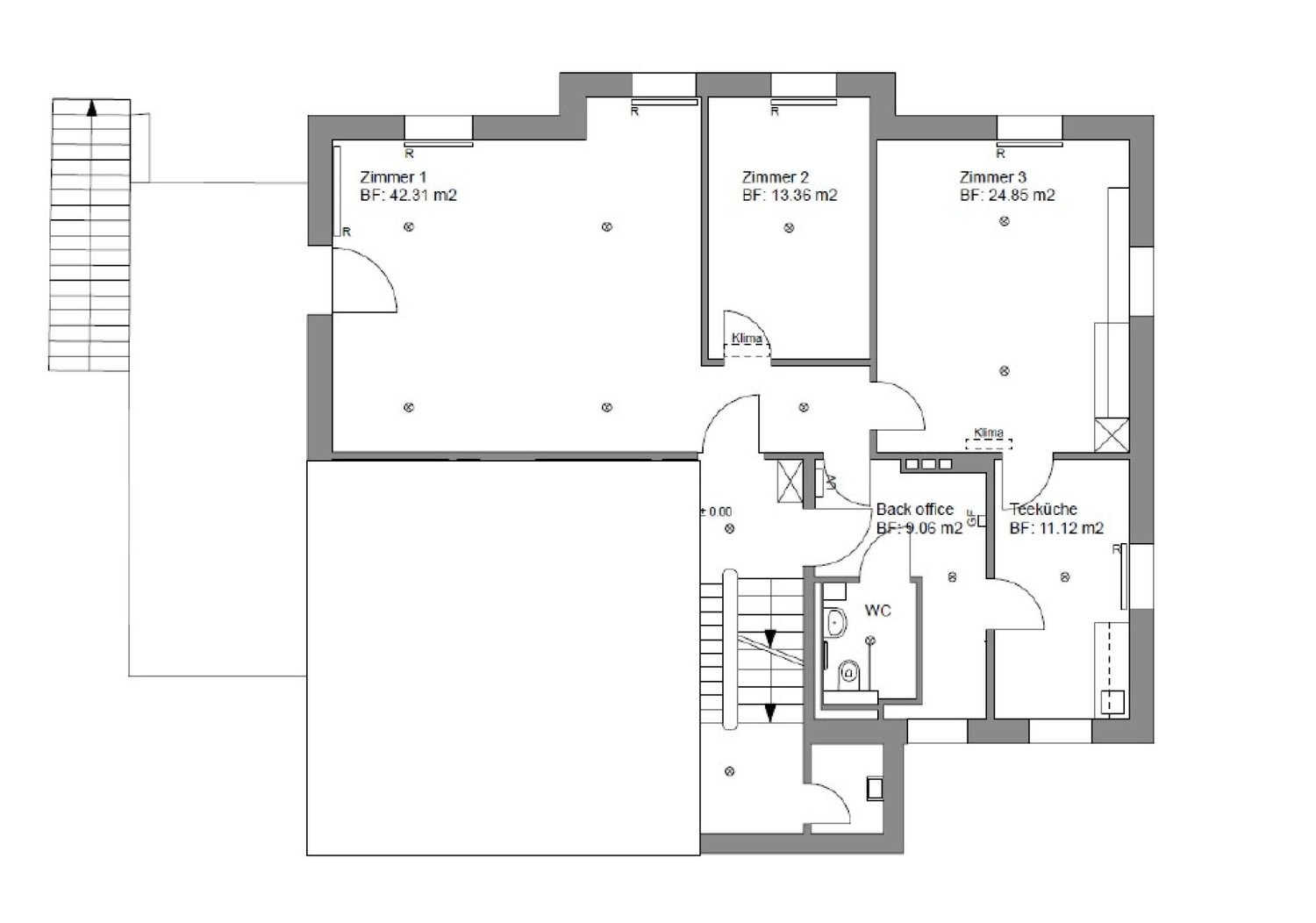 100m² ufficio