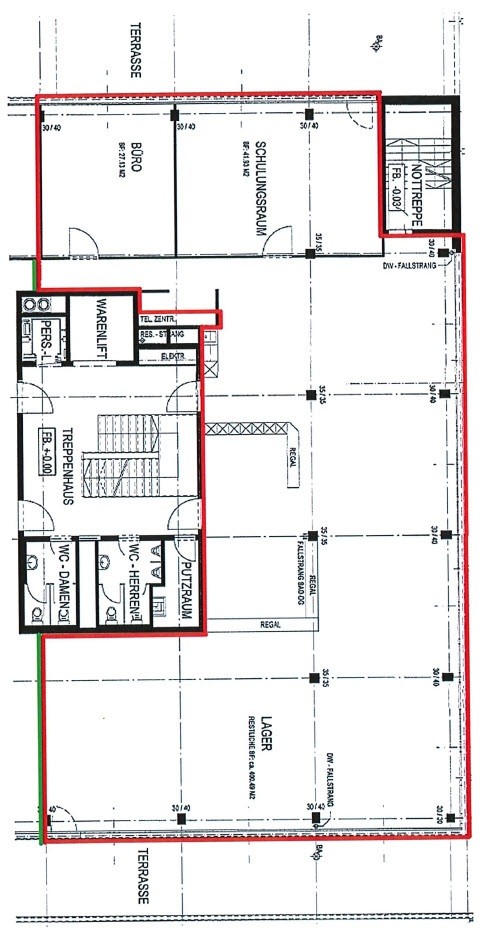 100m² office