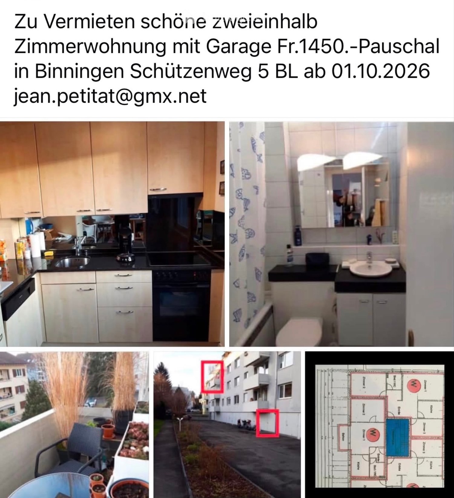 Appartement de 2 pièces