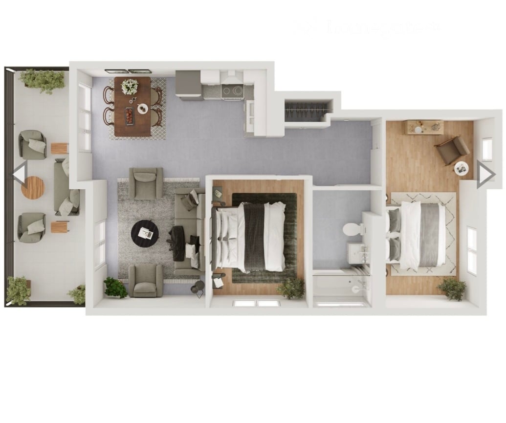 Appartamento di 3 ½ locali