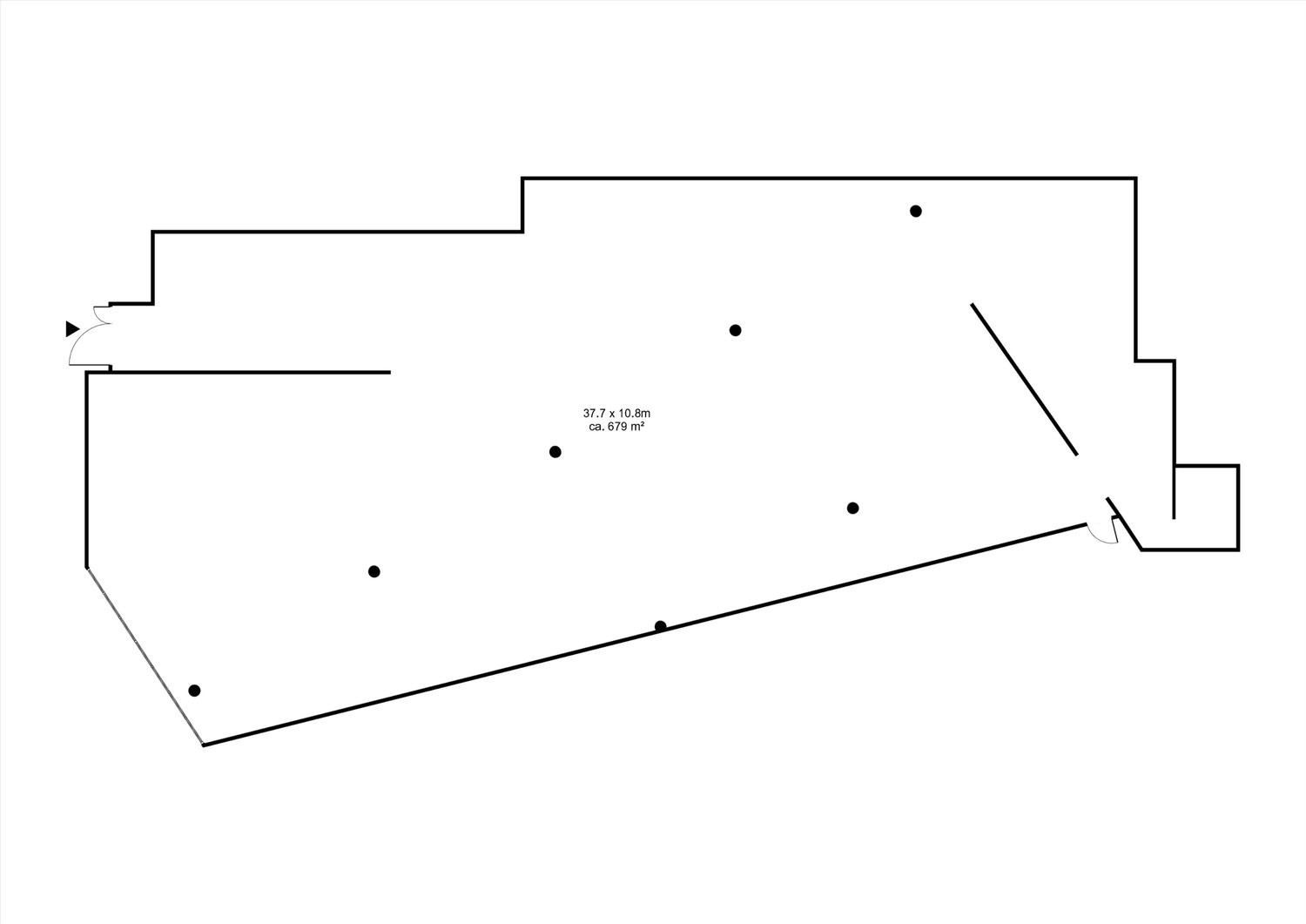 510m² shop