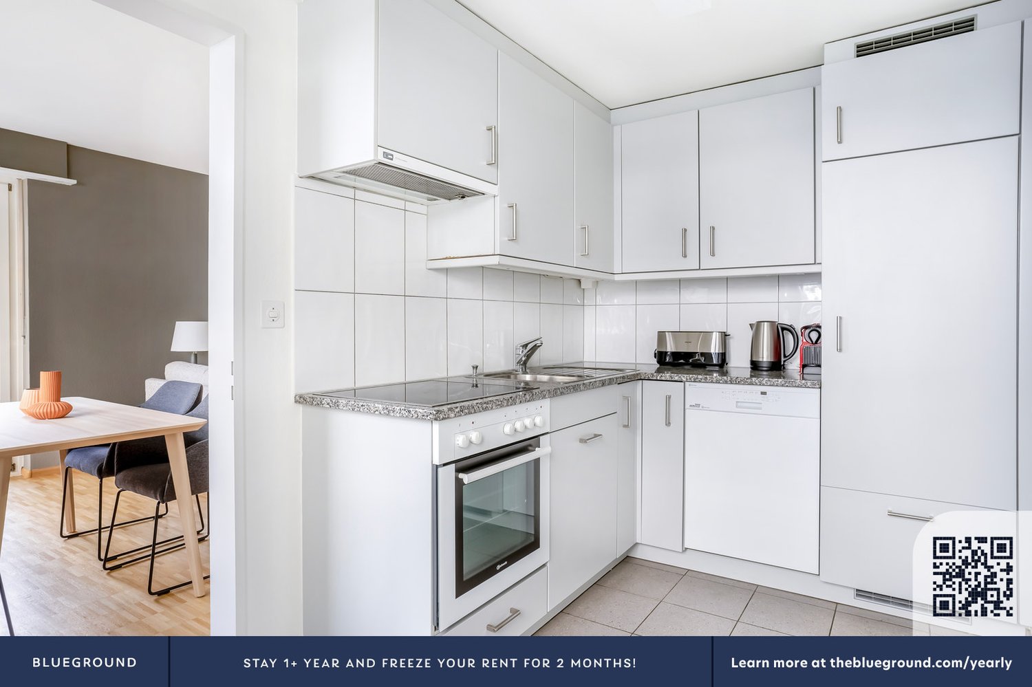 3 ½ rooms furnished flat