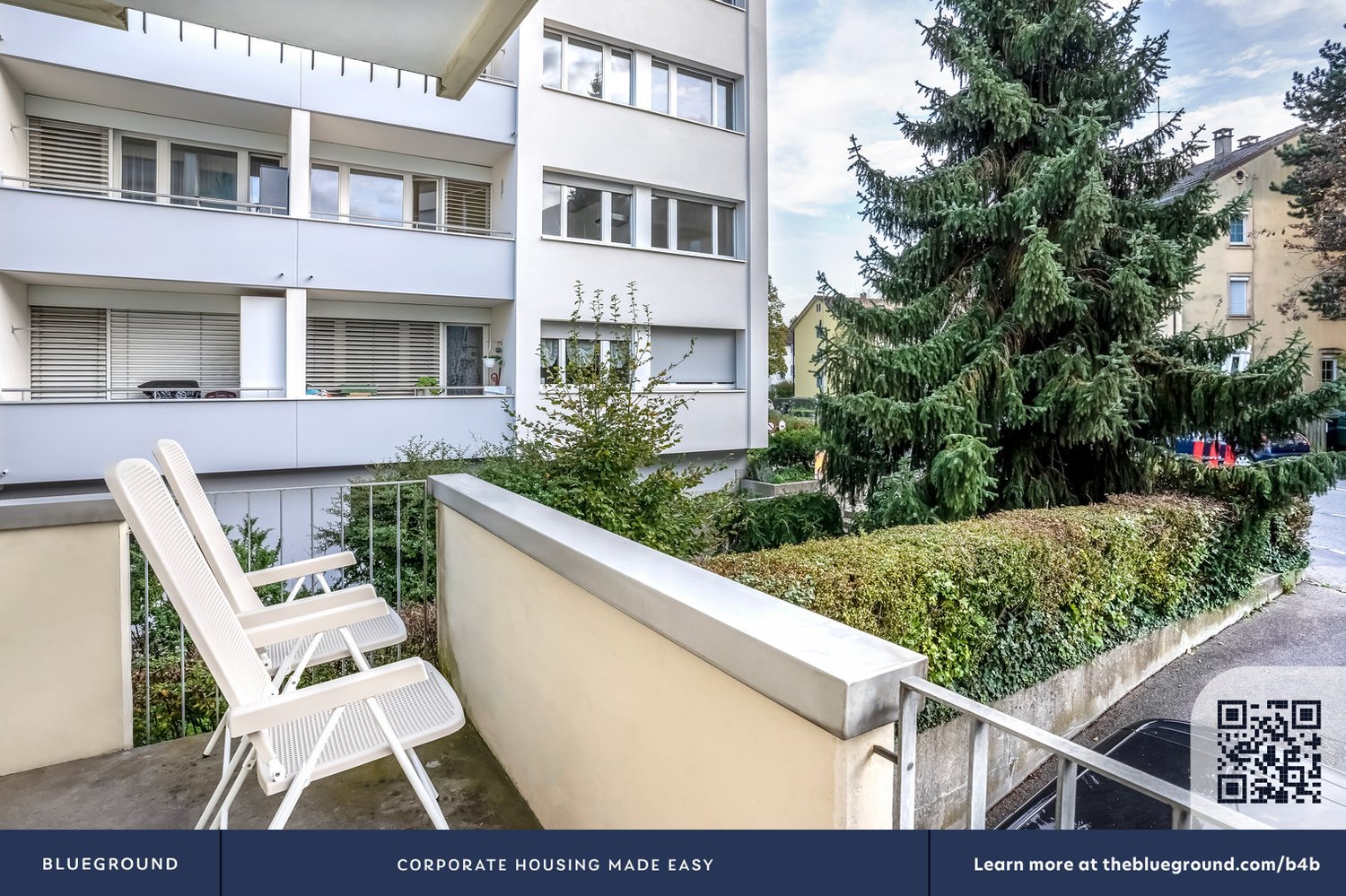 3 ½ rooms furnished flat