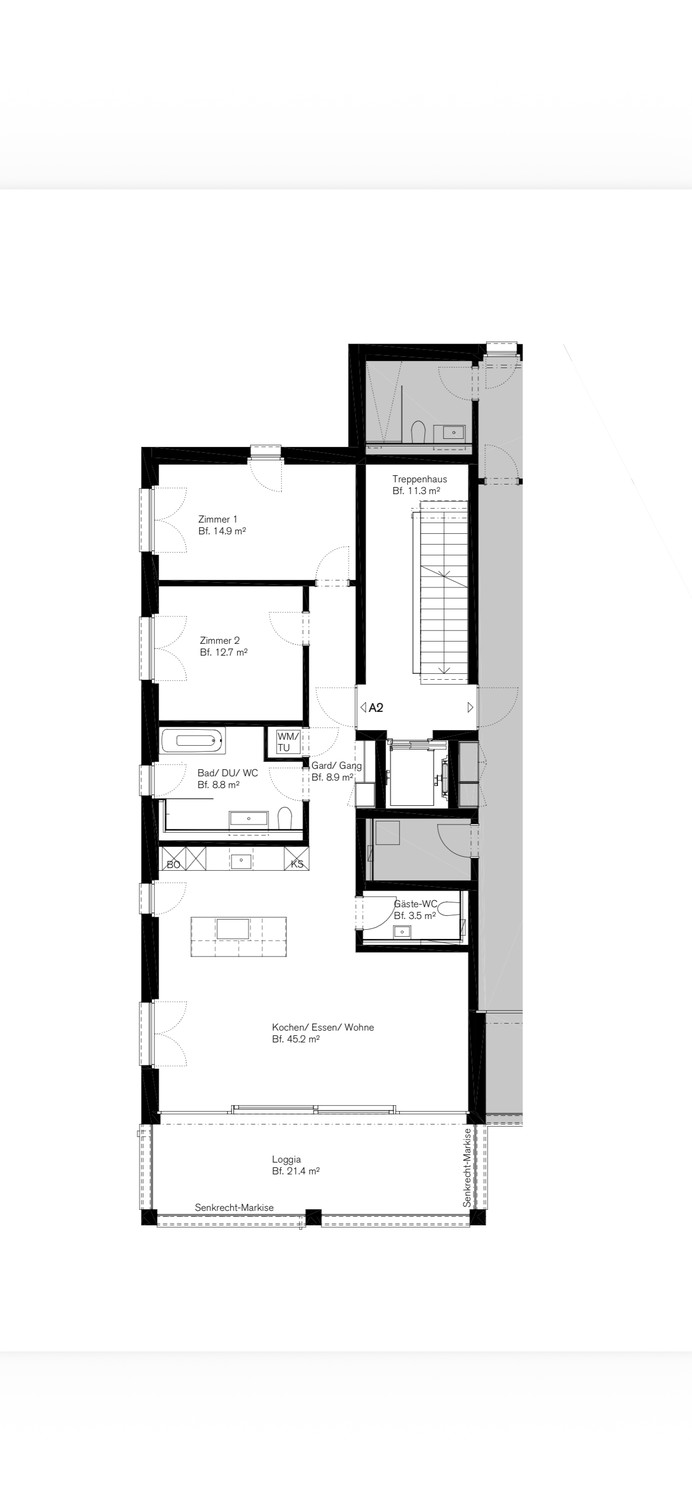 Appartamento di 3 ½ locali