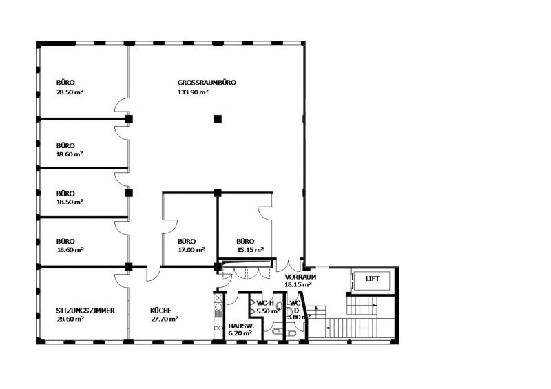 316m² bureau