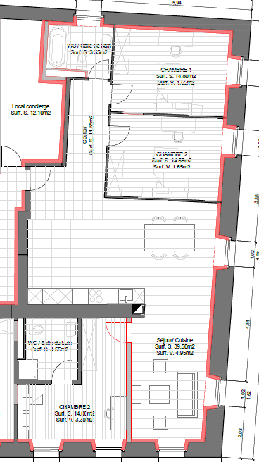 4 ½ rooms apartment