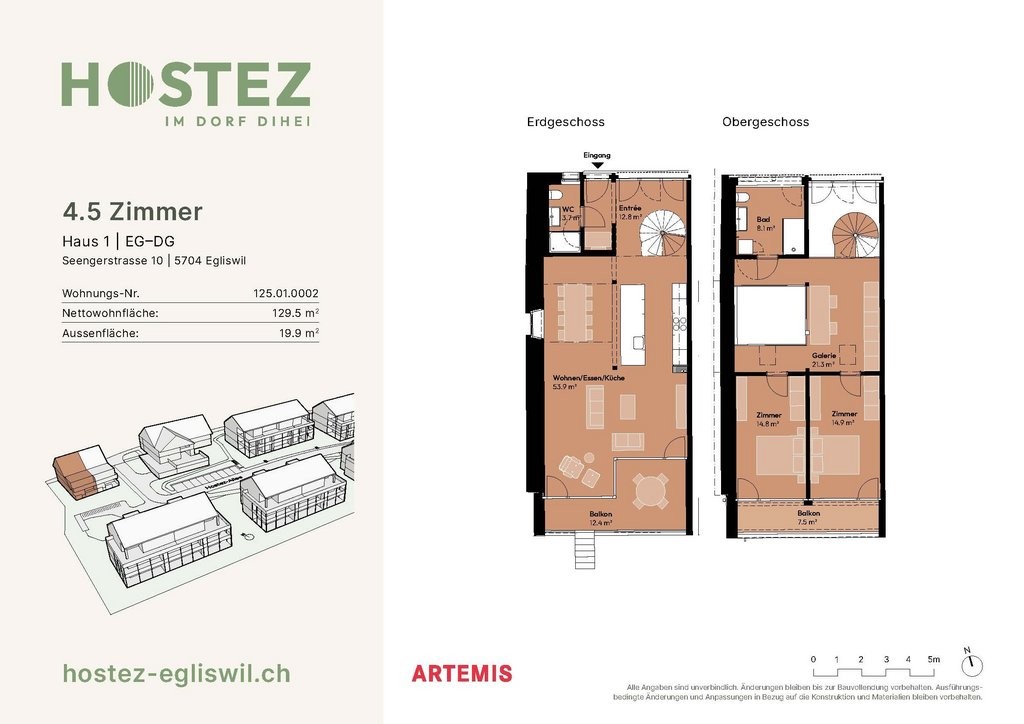 4 rooms duplex