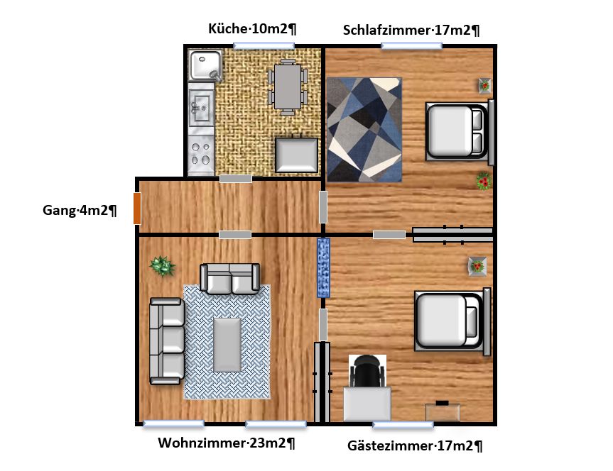 3 ½ rooms apartment