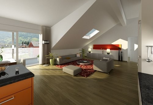 4 ½ locali appartamento in mansarda